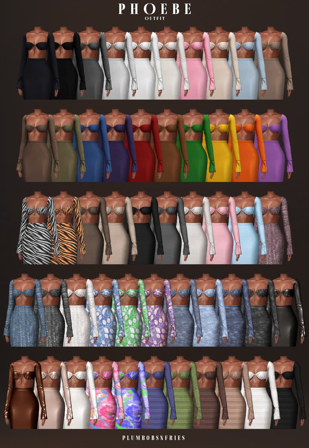 Галерея мода Комплект Phoebe outfit #1